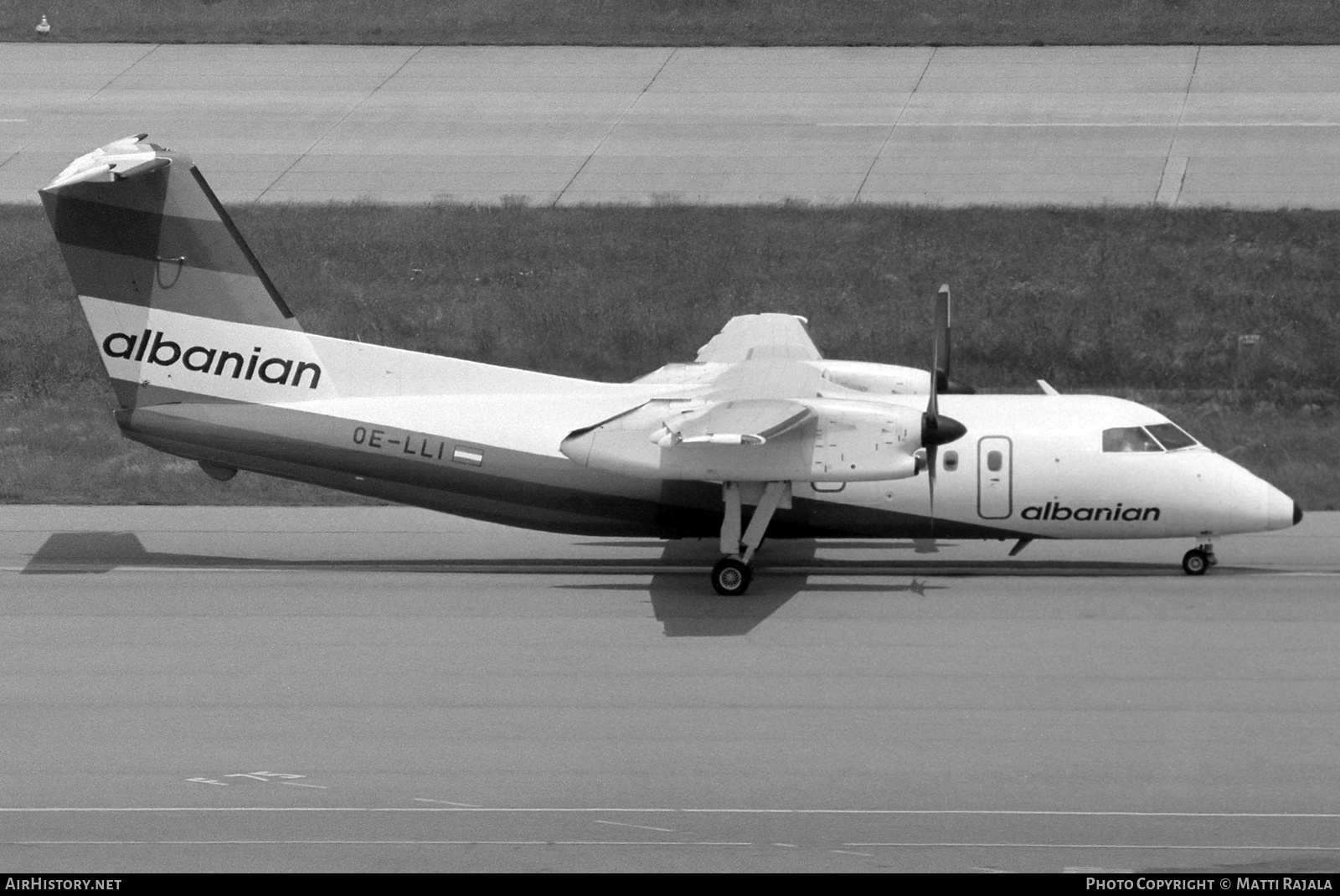 Aircraft Photo of OE-LLI | De Havilland Canada DHC-8-102 Dash 8 | Albanian Airlines | AirHistory.net #804125