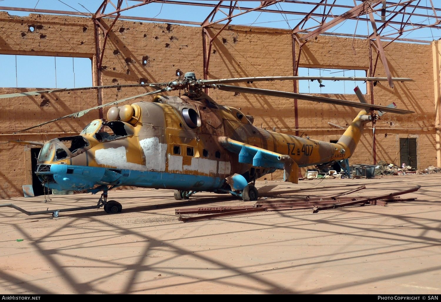 Aircraft Photo of TZ-407 | Mil Mi-24D | Mali - Air Force | AirHistory.net #804129