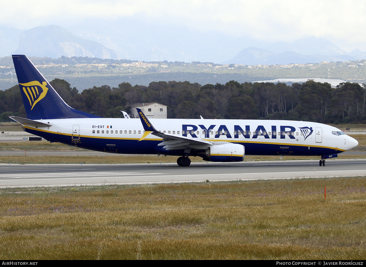 Aircraft Photo of EI-EST | Boeing 737-8AS | Ryanair | AirHistory.net #804141