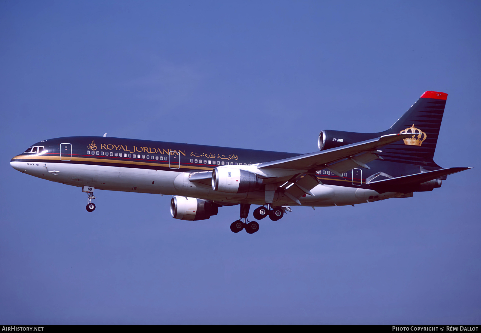 Aircraft Photo of JY-AGD | Lockheed L-1011-385-3 TriStar 500 | Royal Jordanian Airlines | AirHistory.net #804171