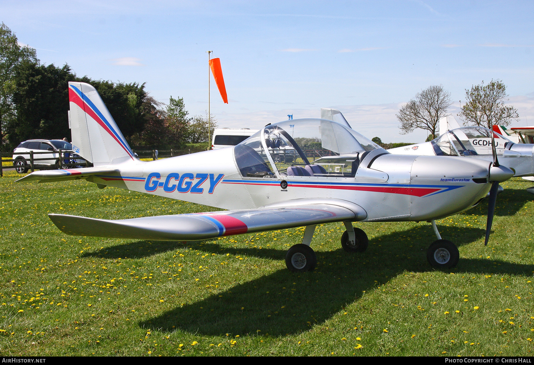 Aircraft Photo of G-CGZY | Cosmik EV-97 TeamEurostar UK | Exodus Airsports | AirHistory.net #804185