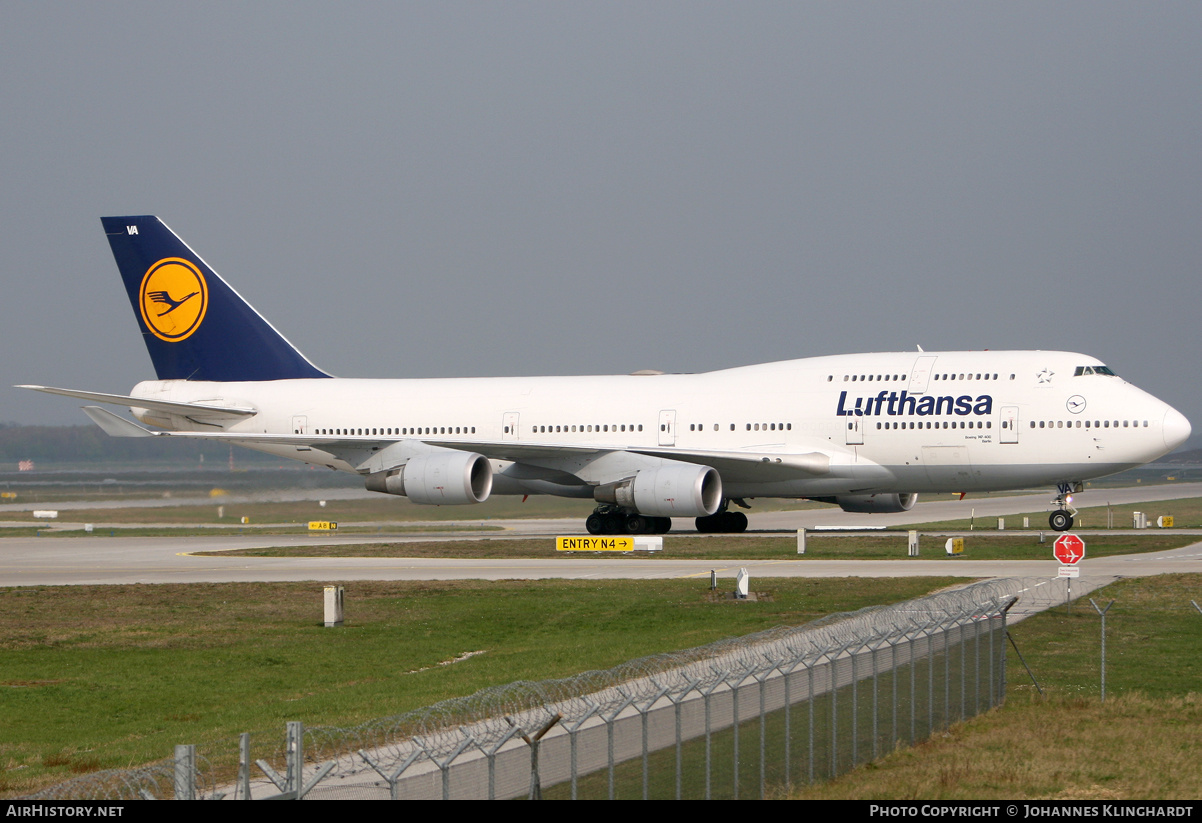 Aircraft Photo of D-ABVA | Boeing 747-430 | Lufthansa | AirHistory.net #804210