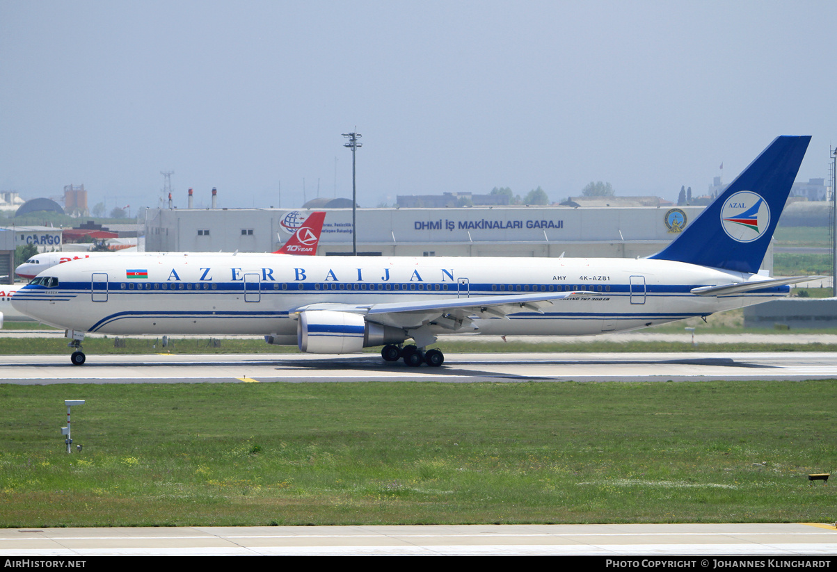 Aircraft Photo of 4K-AZ81 | Boeing 767-32L/ER | Azerbaijan Airlines - AZAL - AHY | AirHistory.net #804217