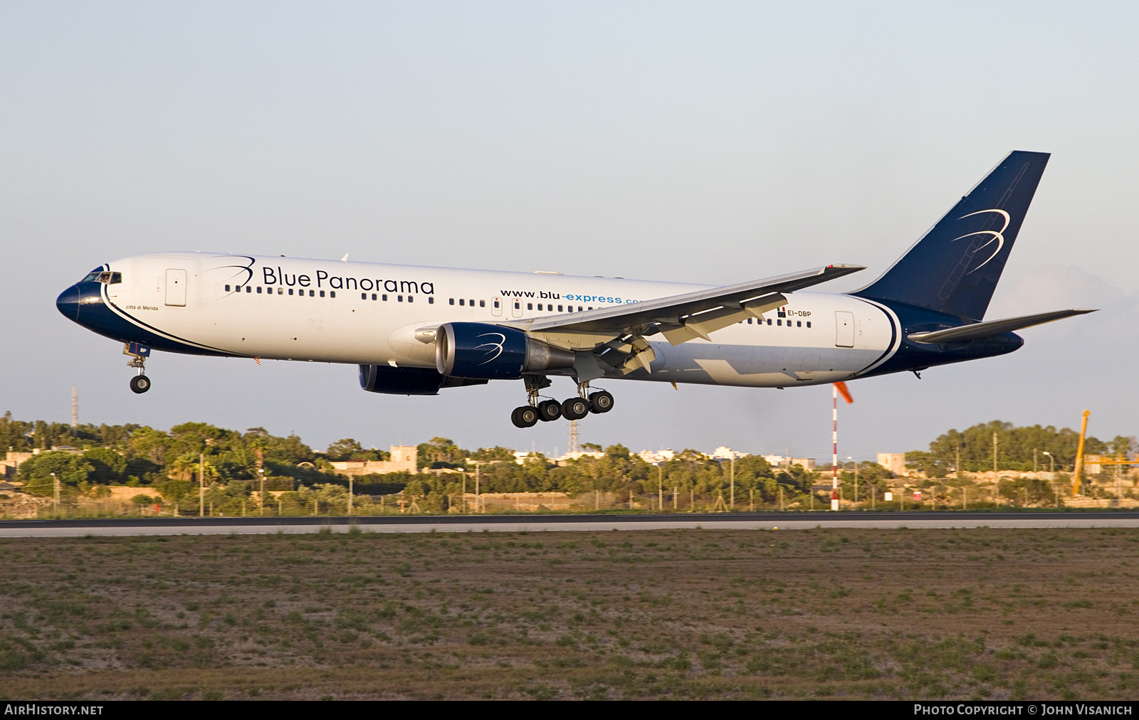 Aircraft Photo of EI-DBP | Boeing 767-35H/ER | Blue Panorama Airlines | AirHistory.net #804219