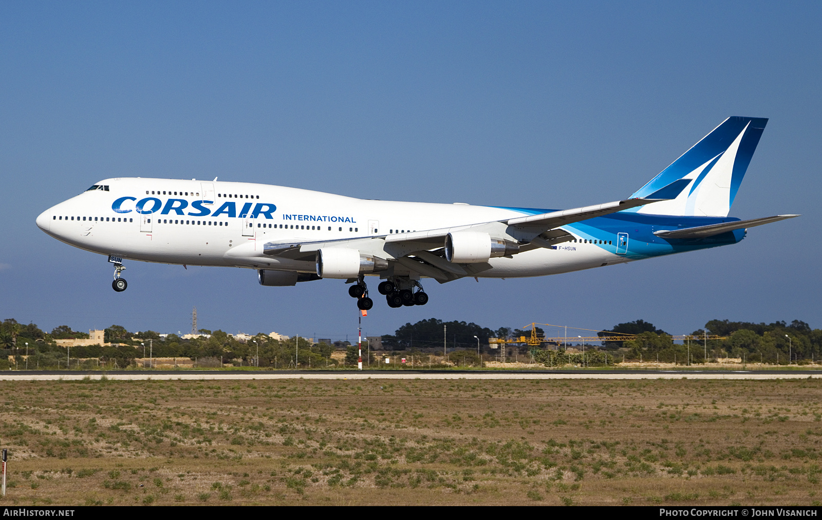 Aircraft Photo of F-HSUN | Boeing 747-422 | Corsair International | AirHistory.net #804220