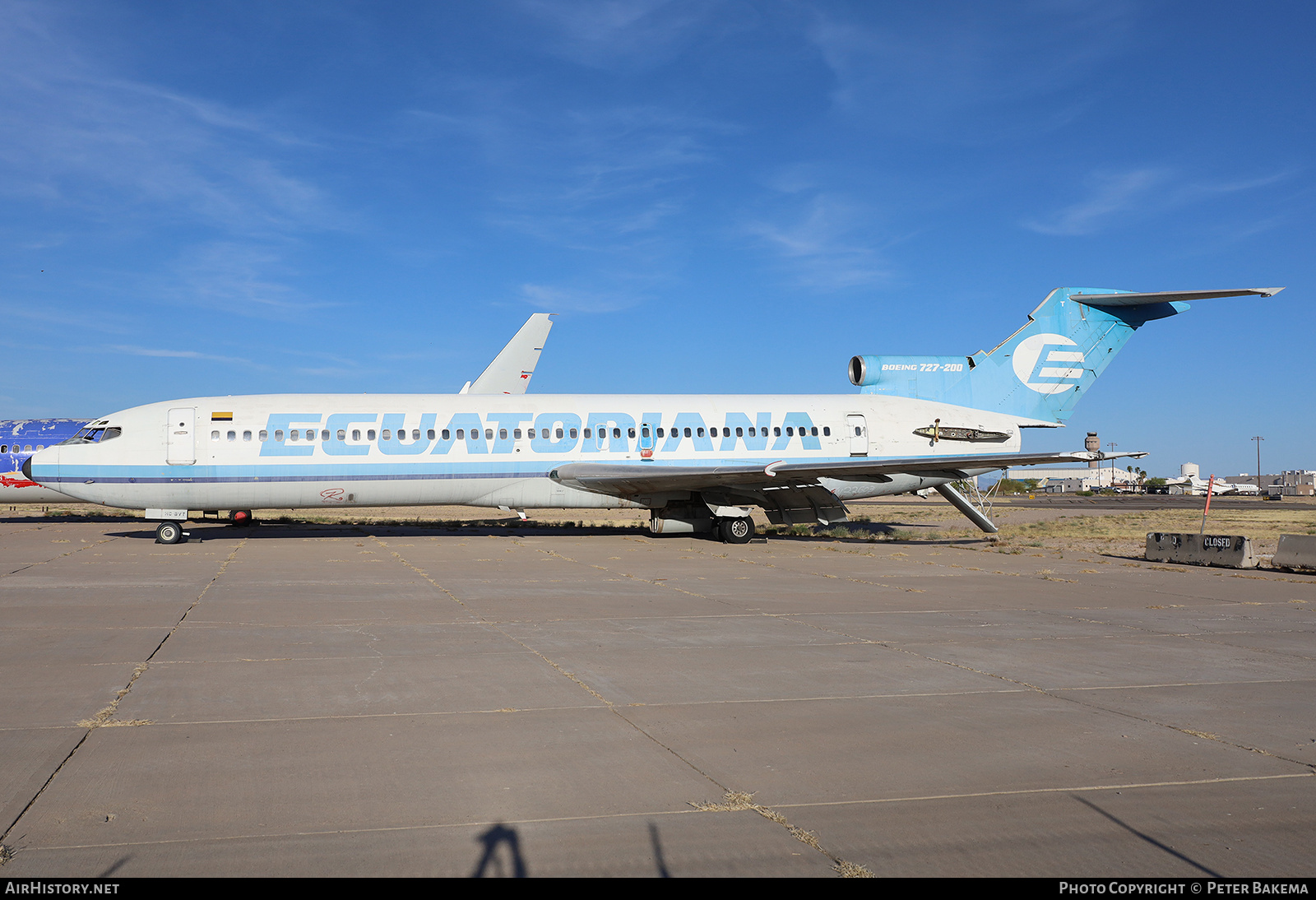 Aircraft Photo of N914PG | Boeing 727-287/Adv | Ecuatoriana | AirHistory.net #804236