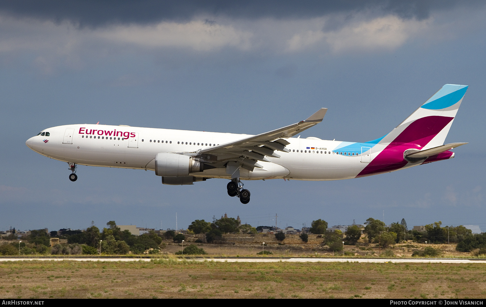 Aircraft Photo of D-AXGD | Airbus A330-203 | Eurowings | AirHistory.net #804238
