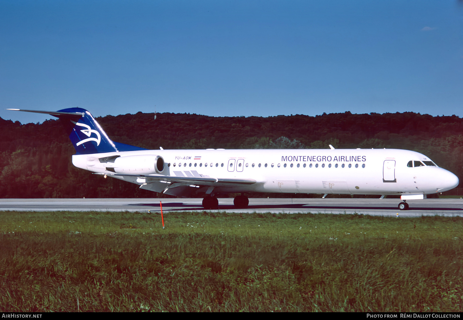 Aircraft Photo of YU-AOM | Fokker 100 (F28-0100) | Montenegro Airlines | AirHistory.net #804252