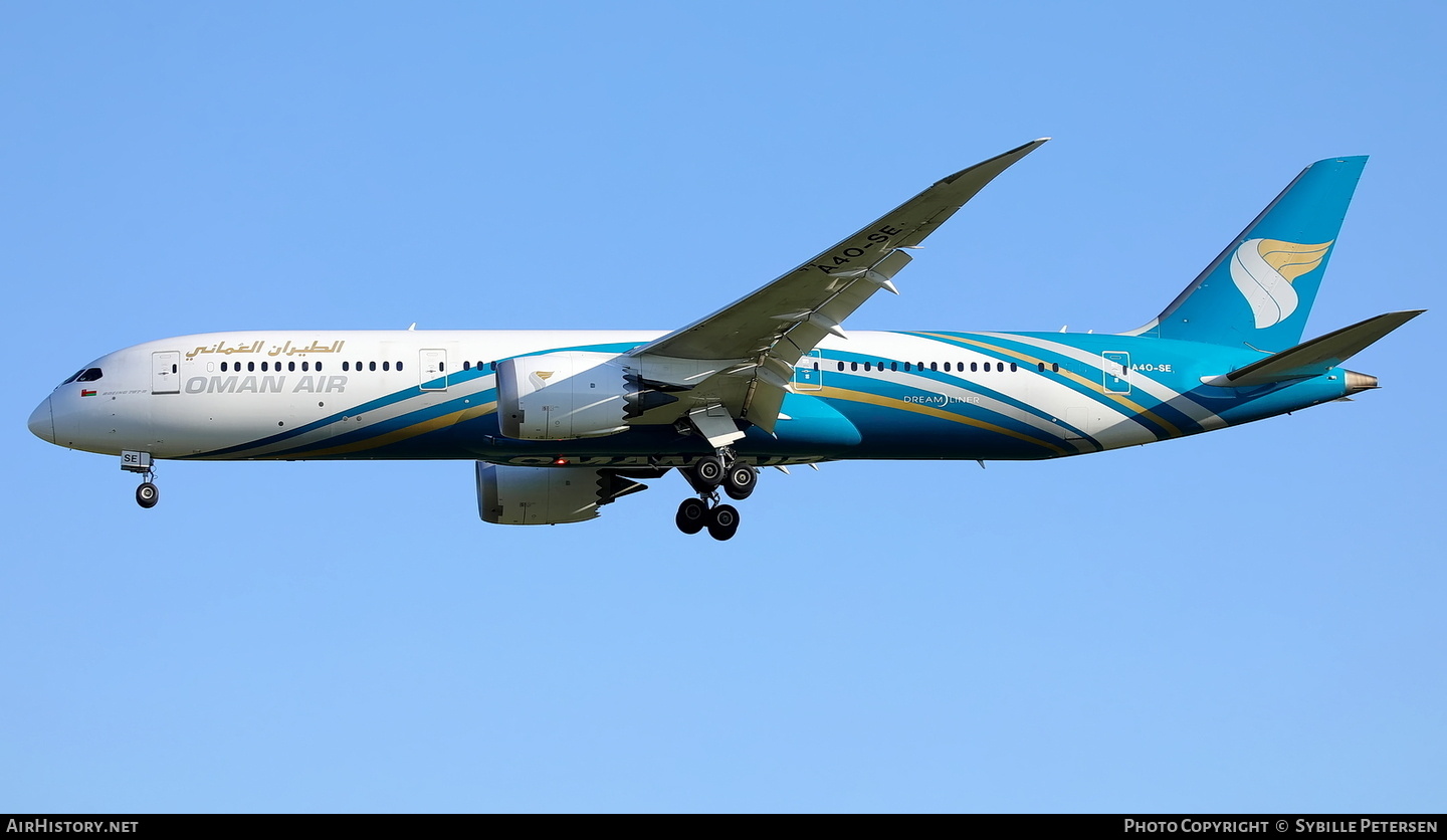 Aircraft Photo of A4O-SE | Boeing 787-9 Dreamliner | Oman Air | AirHistory.net #804273
