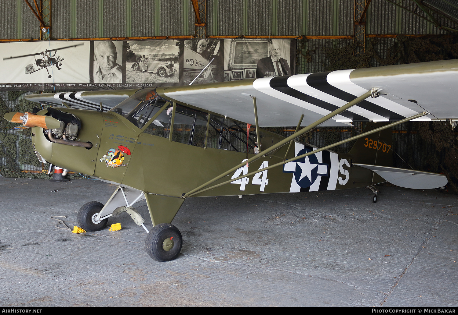 Aircraft Photo of G-BFBY / 329707 | Piper J-3C-65 Cub | USA - Air Force | AirHistory.net #804332