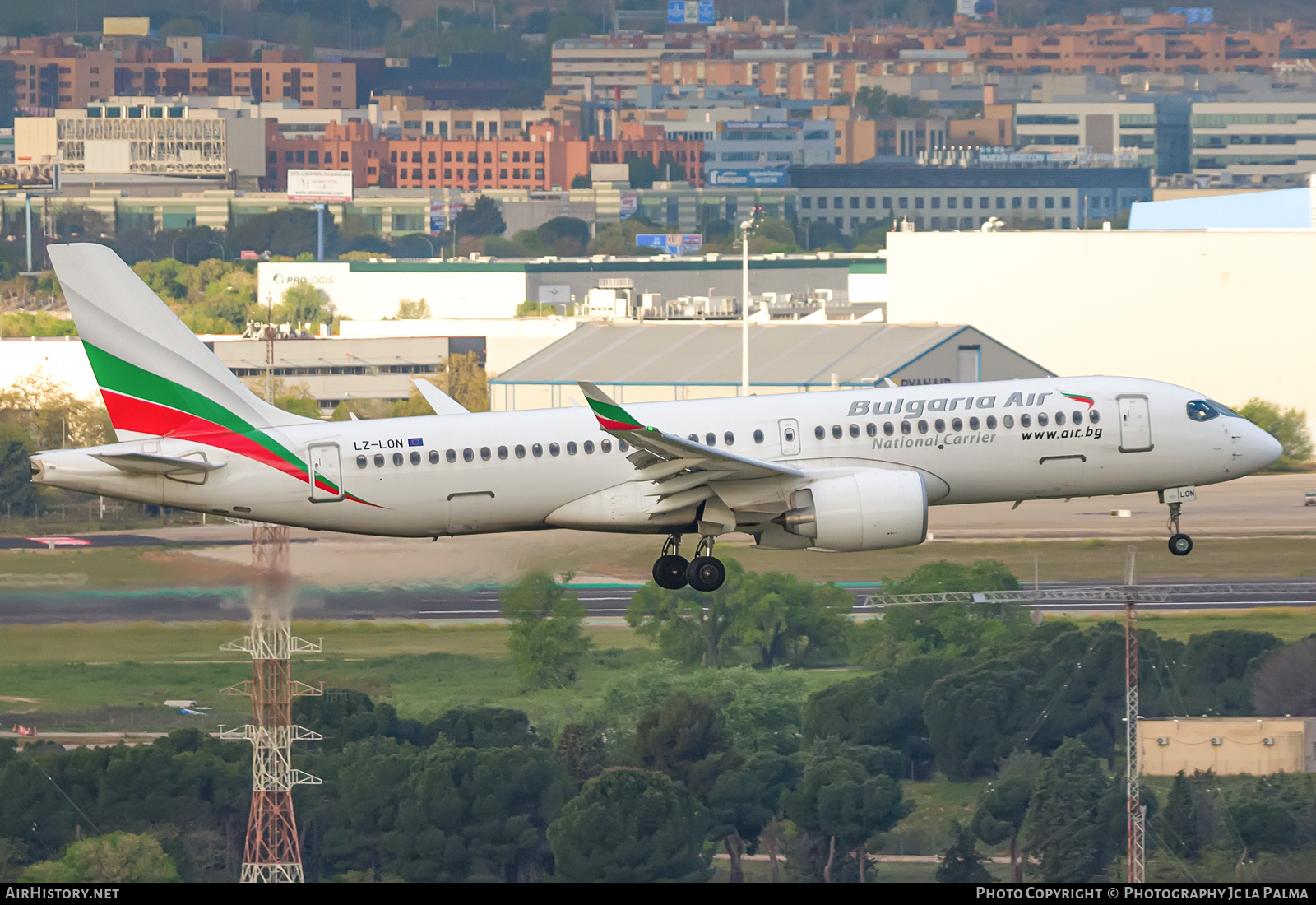 Aircraft Photo of LZ-LON | Airbus A220-371 (BD-500-1A11) | Bulgaria Air | AirHistory.net #804340