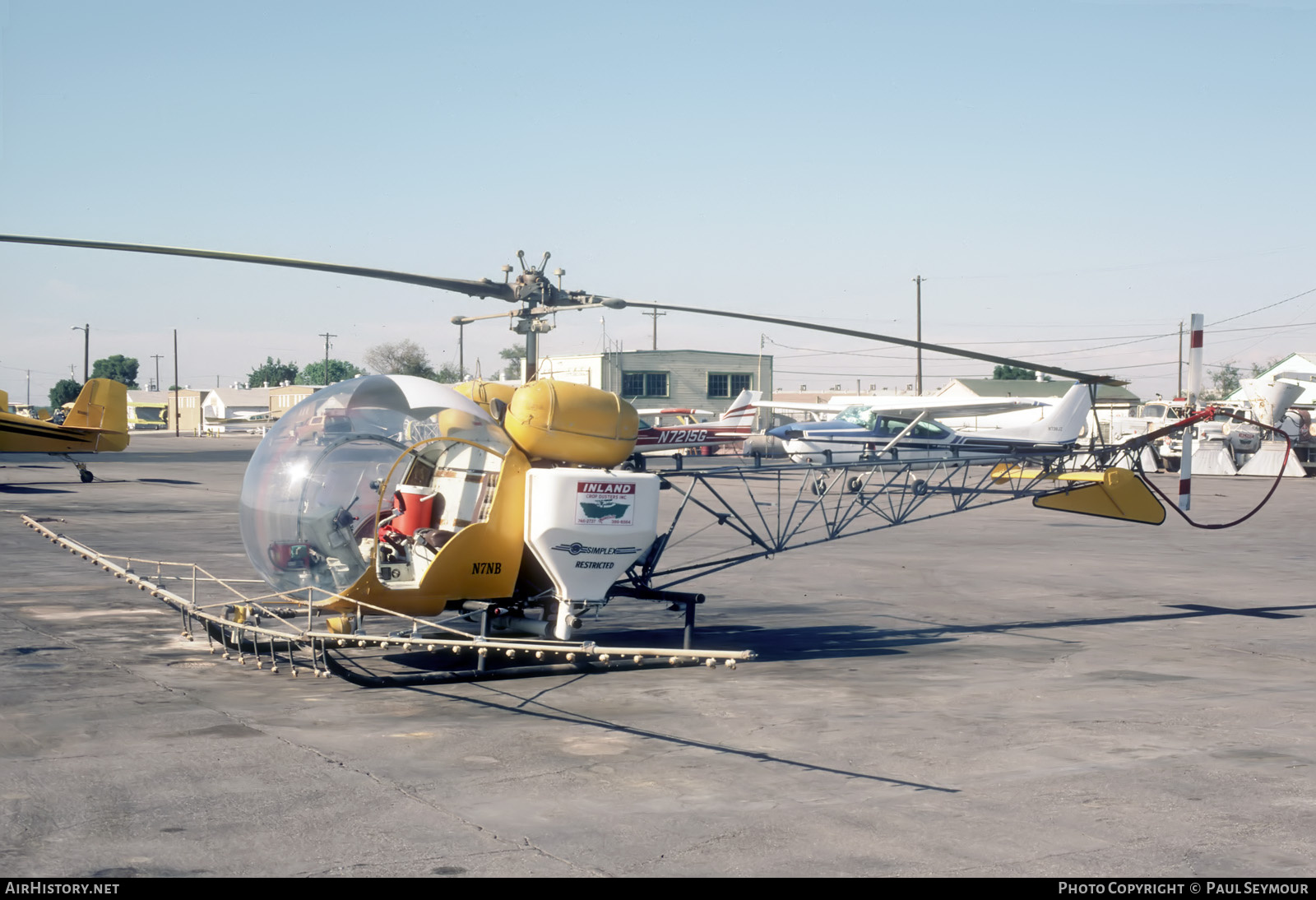 Aircraft Photo of N7NB | Bell 47G-4A | Inland Crop Dusters | AirHistory.net #804357