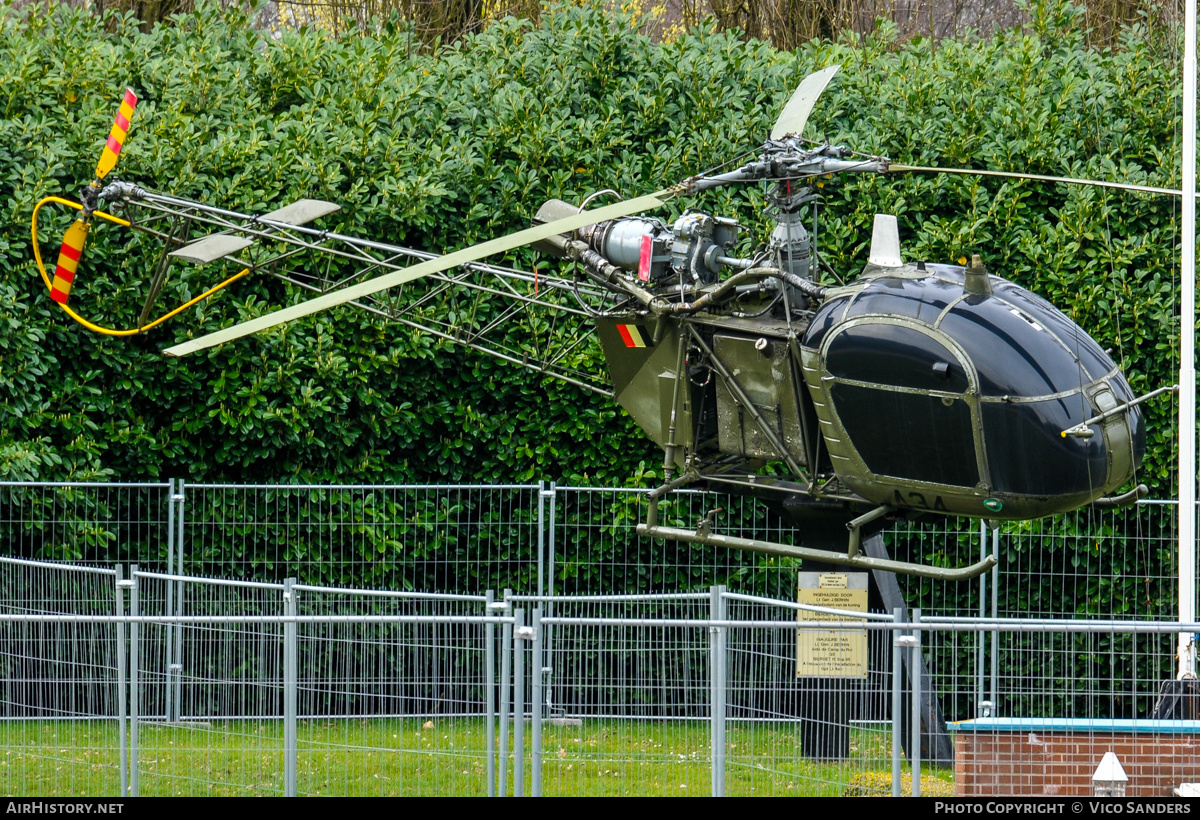 Aircraft Photo of A34 | Sud SA-318C Alouette II | Belgium - Army | AirHistory.net #804384