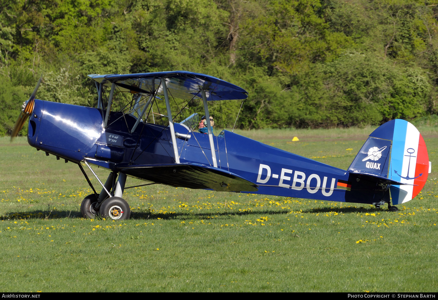 Aircraft Photo of D-EBOU | SNCAN Stampe SV-4C | Quax | France - Navy | AirHistory.net #804446