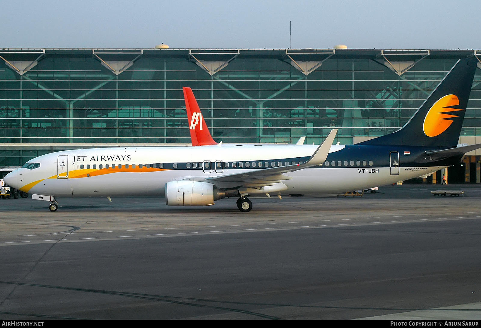 Aircraft Photo of VT-JBH | Boeing 737-85R | Jet Airways | AirHistory.net #804468