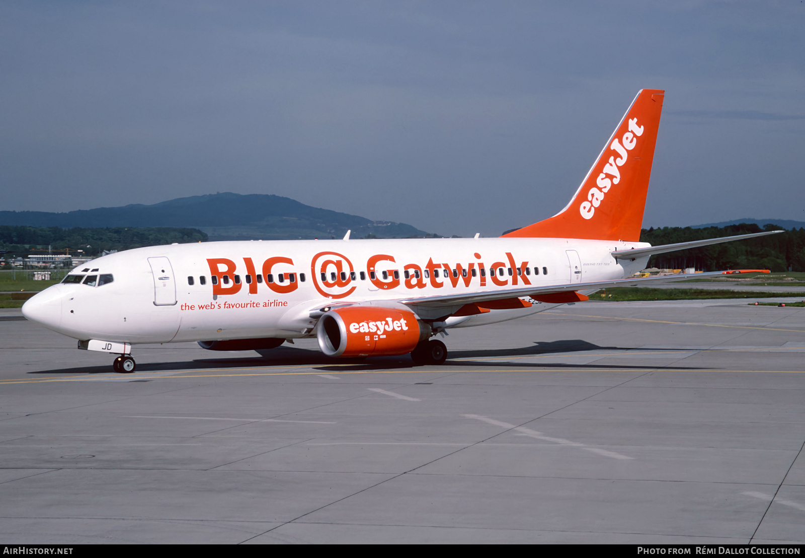 Aircraft Photo of G-EZJD | Boeing 737-73V | EasyJet | AirHistory.net #804492
