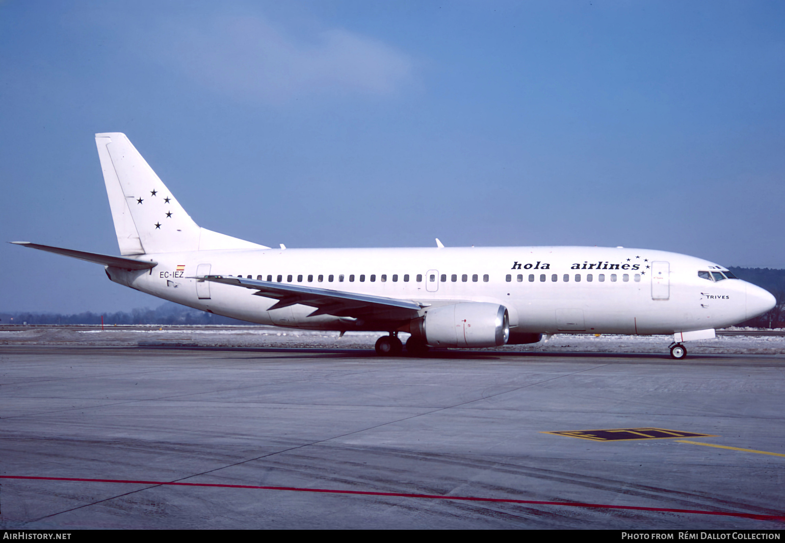 Aircraft Photo of EC-IEZ | Boeing 737-33A | Hola Airlines | AirHistory.net #804529