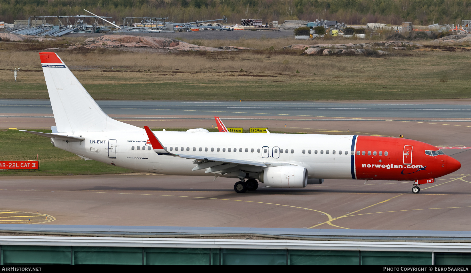 Aircraft Photo of LN-ENT | Boeing 737-800 | Norwegian | AirHistory.net #804541