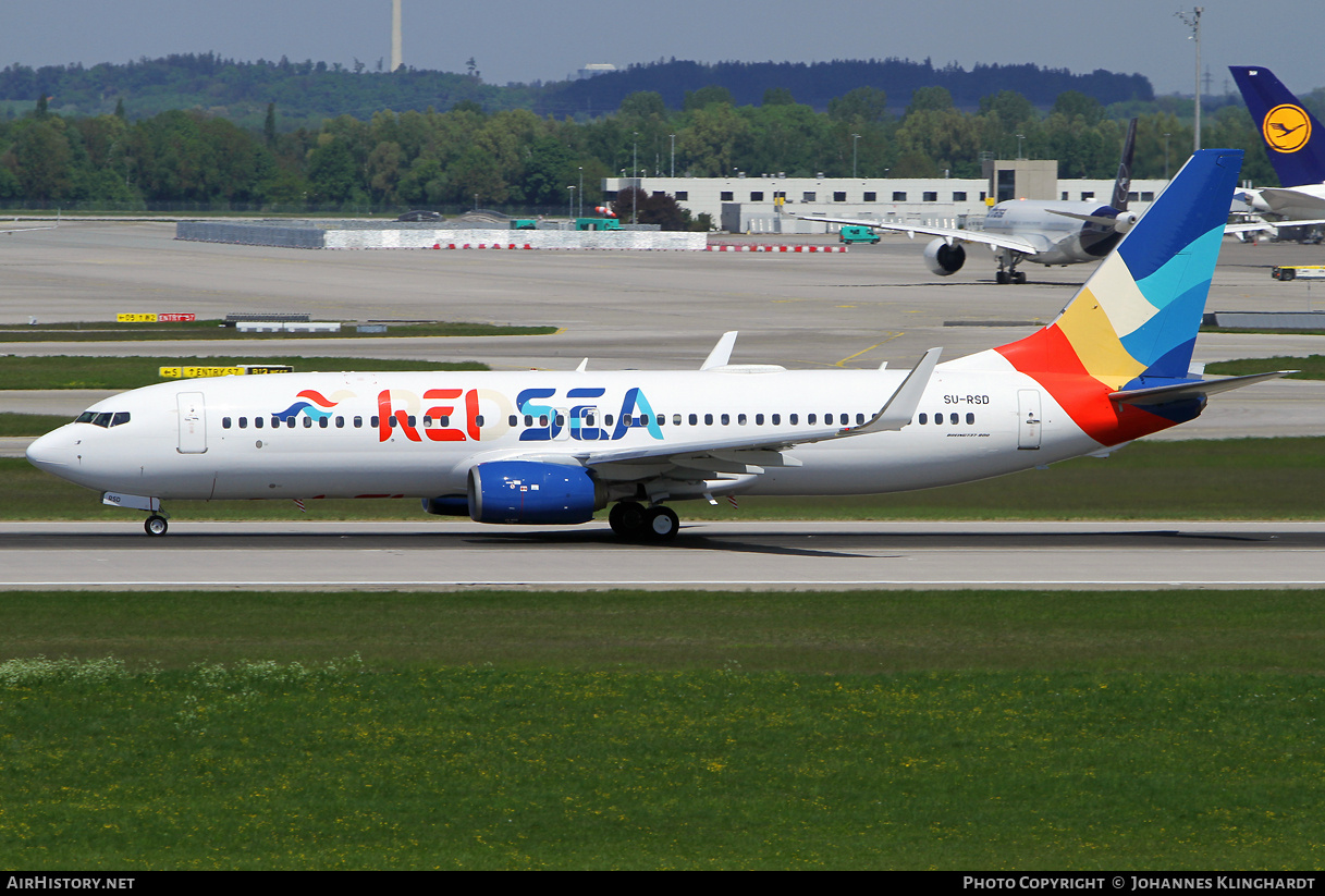 Aircraft Photo of SU-RSD | Boeing 737-8EH | Red Sea Airlines | AirHistory.net #804561