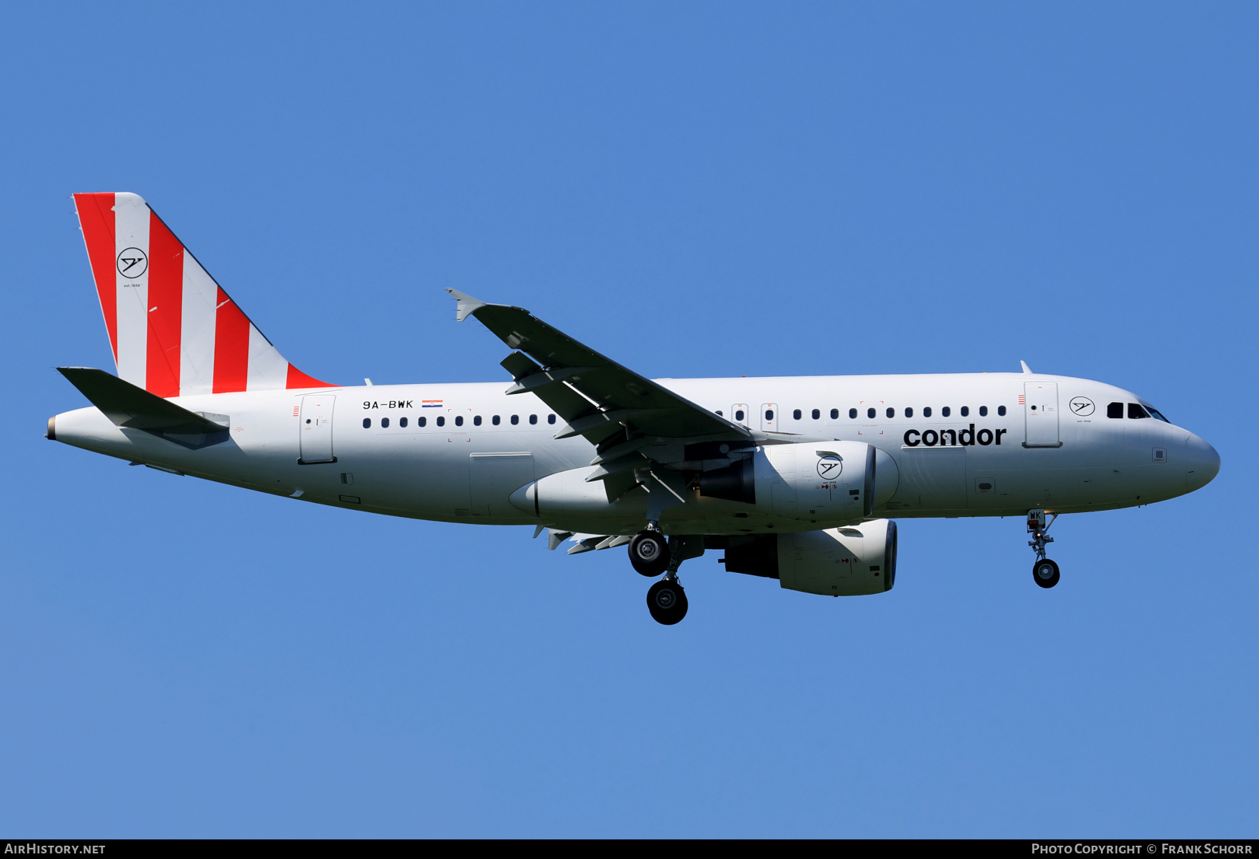 Aircraft Photo of 9A-BWK | Airbus A319-112 | Condor Flugdienst | AirHistory.net #804589