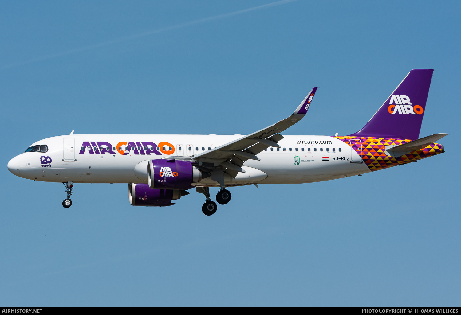 Aircraft Photo of SU-BUZ | Airbus A320-251N | Air Cairo | AirHistory.net #804628