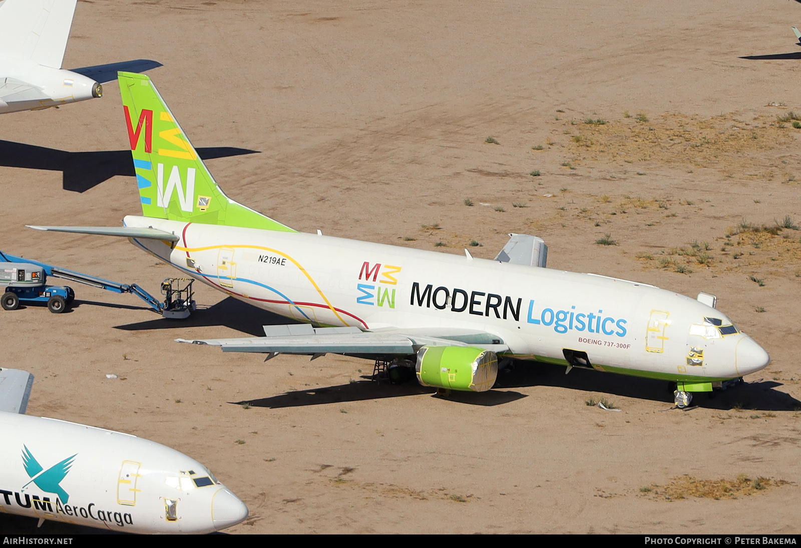 Aircraft Photo of N219AE | Boeing 737-3L9(QC) | Modern Logistics | AirHistory.net #804635