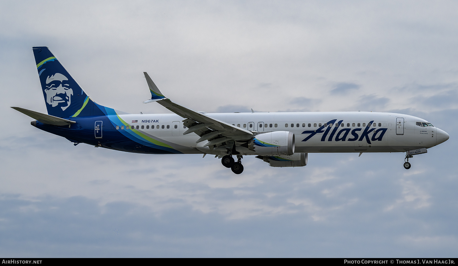 Aircraft Photo of N967AK | Boeing 737-9 Max 9 | Alaska Airlines | AirHistory.net #804665