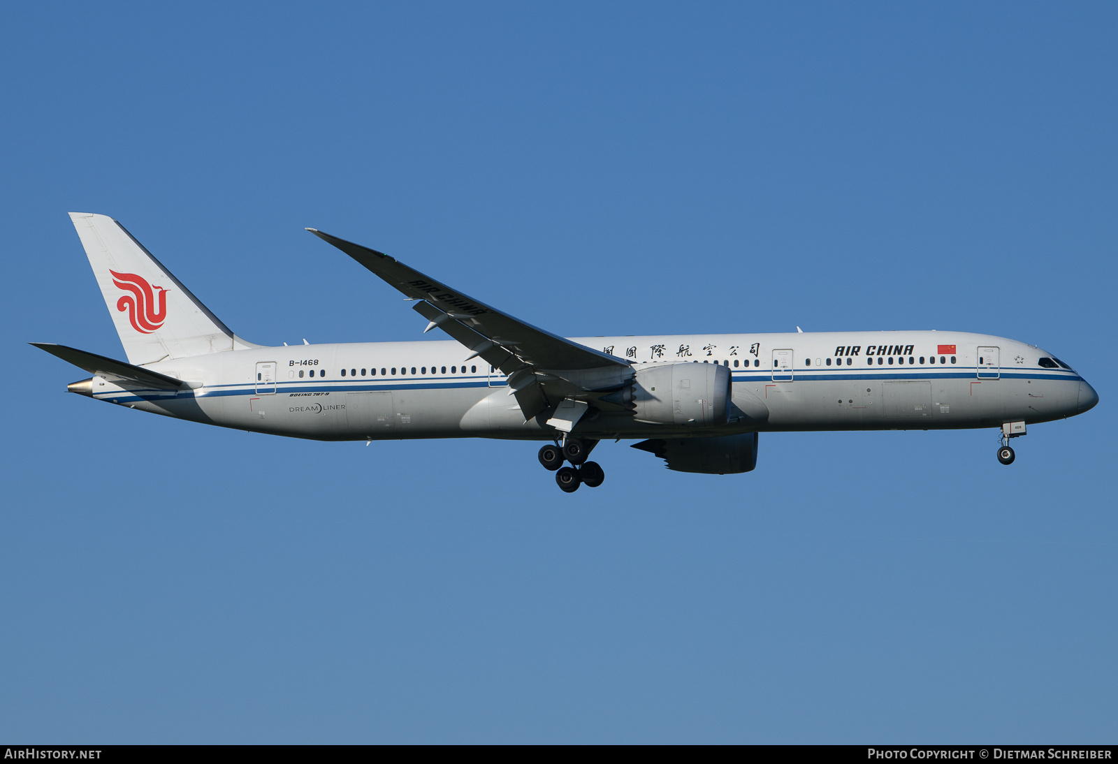 Aircraft Photo of B-1468 | Boeing 787-9 Dreamliner | Air China | AirHistory.net #804674