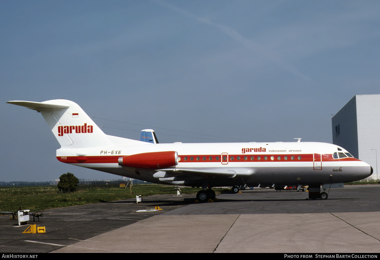 Aircraft Photo of PH-EXE | Fokker F28-1000 Fellowship | Garuda Indonesian Airways | AirHistory.net #804677
