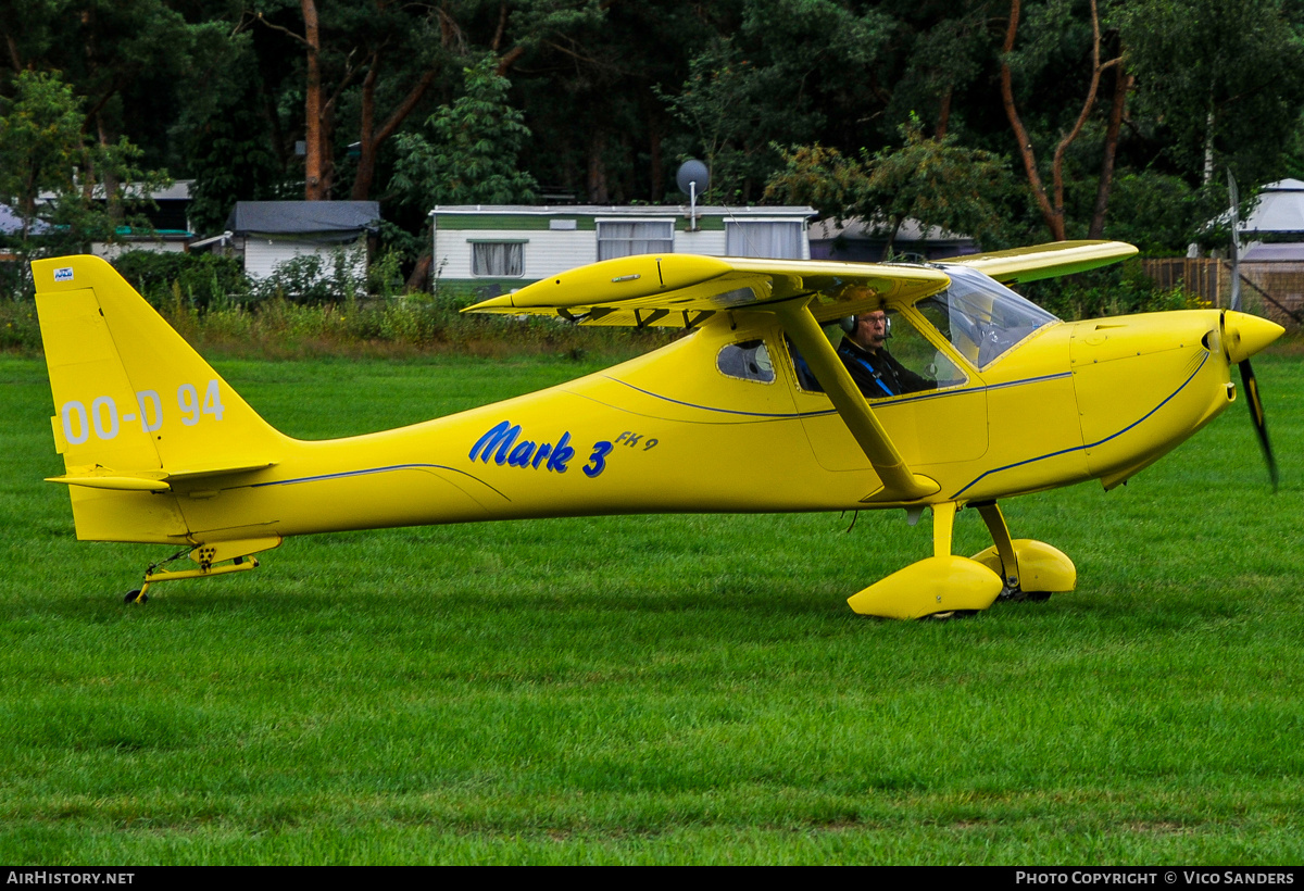 Aircraft Photo of OO-D94 | B & F Technik FK9 Mk3 | AirHistory.net #804683