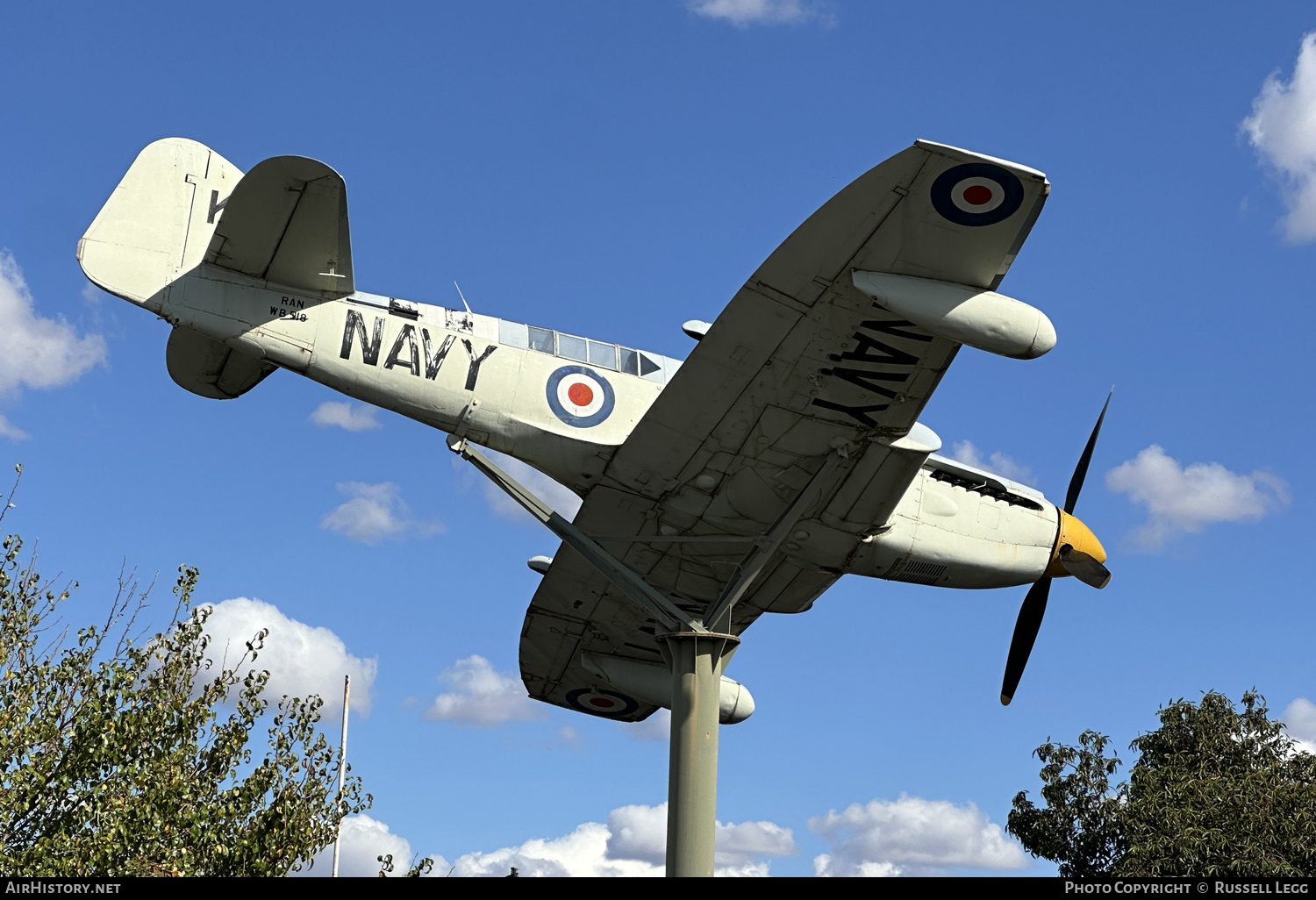 Aircraft Photo of WB518 | Fairey Firefly AS5 | Australia - Navy | AirHistory.net #804731