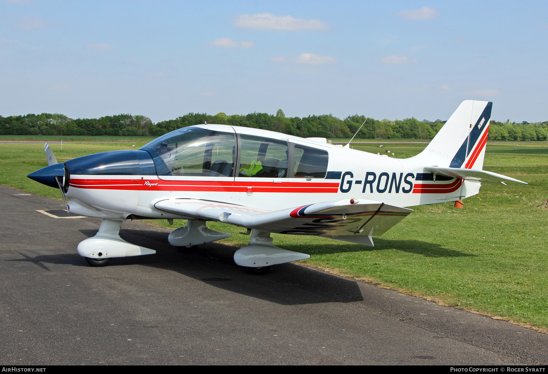 Aircraft Photo of G-RONS | Robin DR-400-180 Regent | AirHistory.net #804801