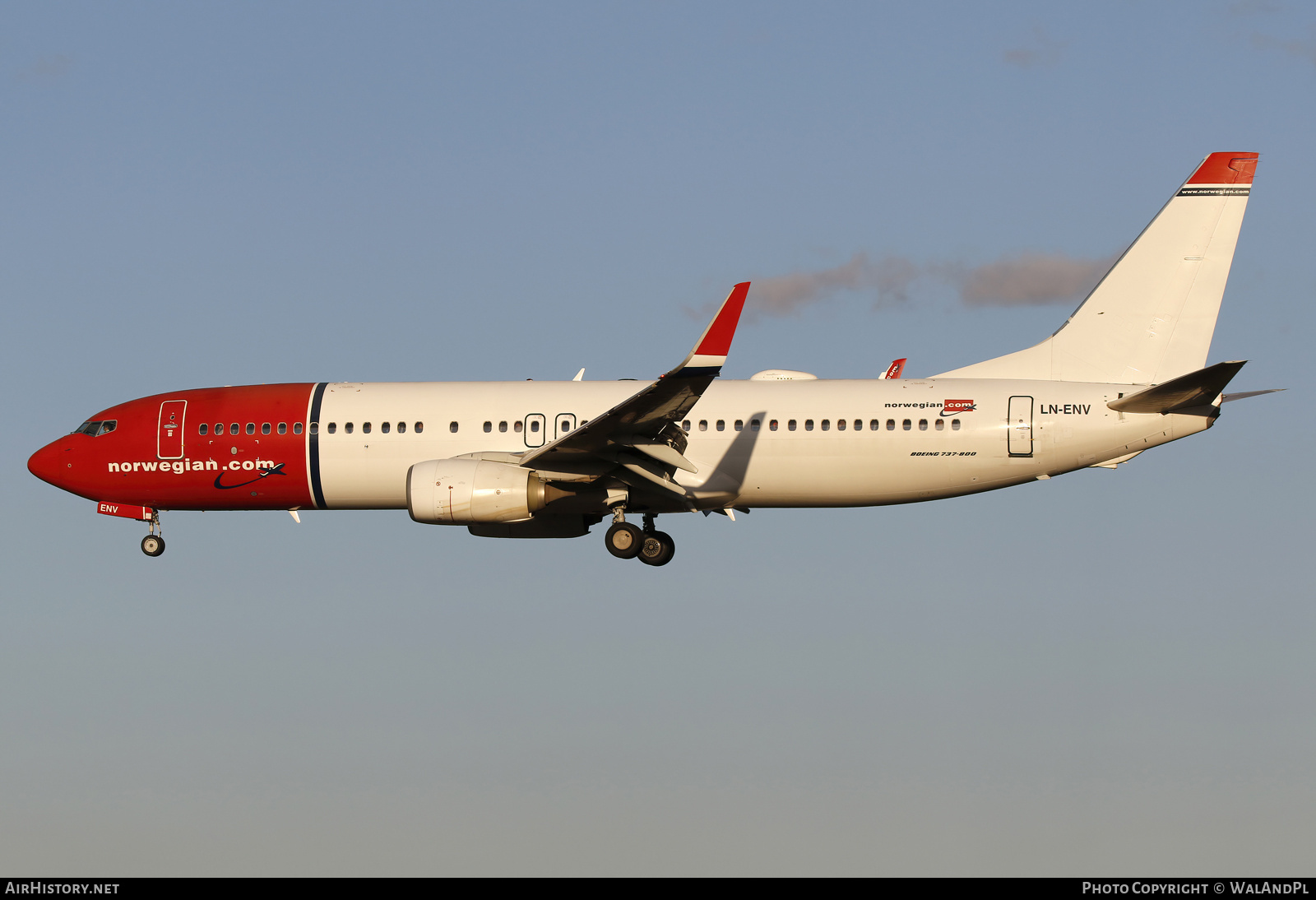 Aircraft Photo of LN-ENV | Boeing 737-8JP | Norwegian | AirHistory.net #804819