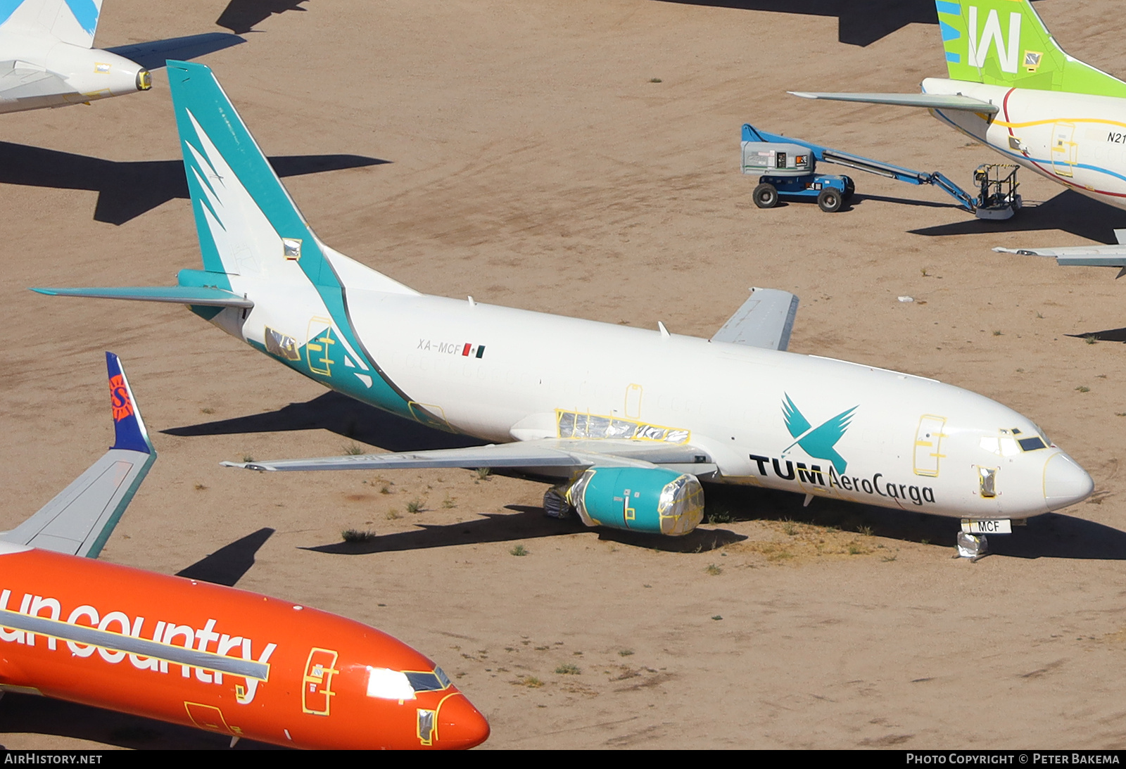 Aircraft Photo of XA-MCF | Boeing 737-36E(QC) | TUM AeroCarga | AirHistory.net #804896