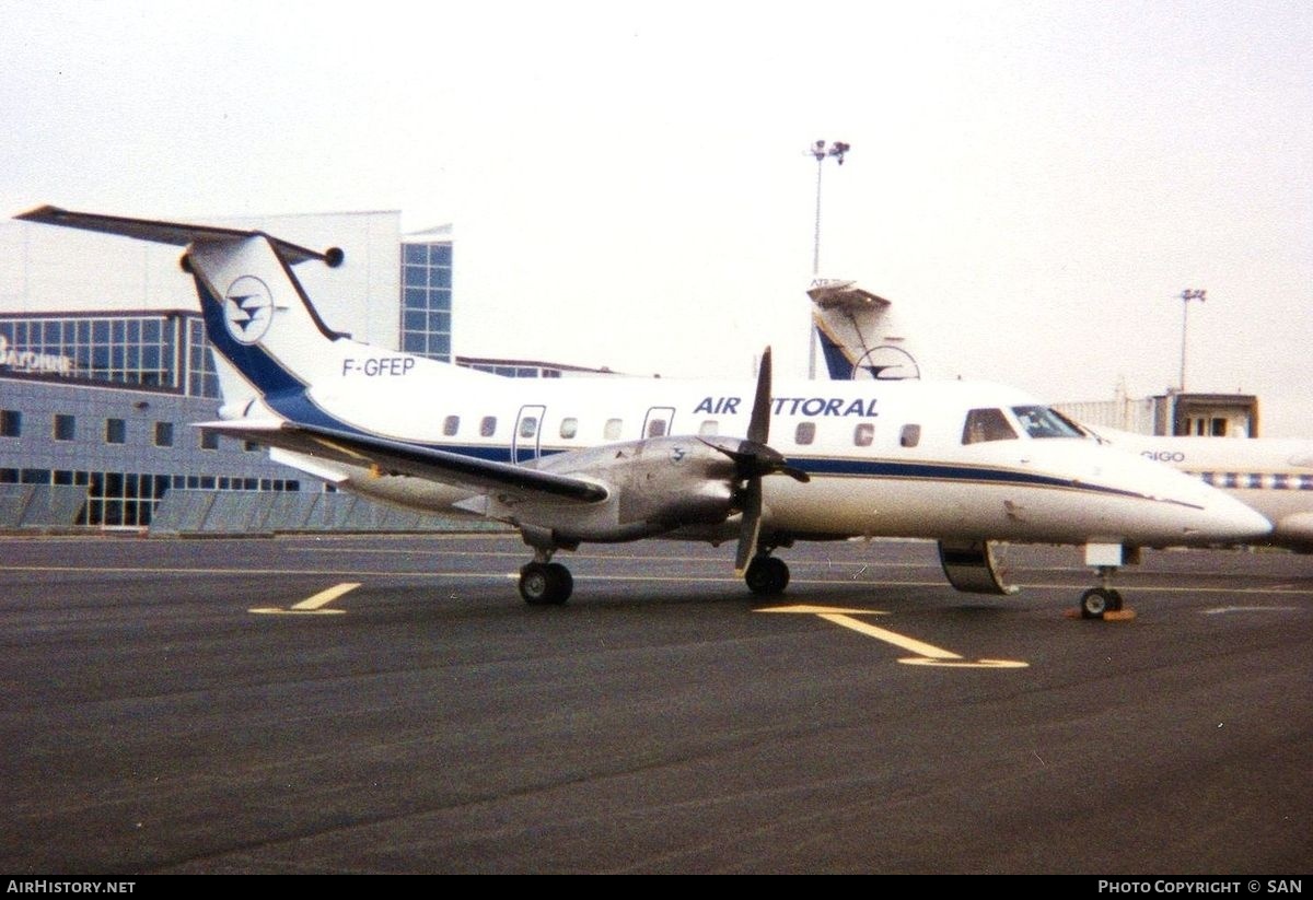 Aircraft Photo of F-GFEP | Embraer EMB-120RT Brasilia | Air Littoral | AirHistory.net #804919