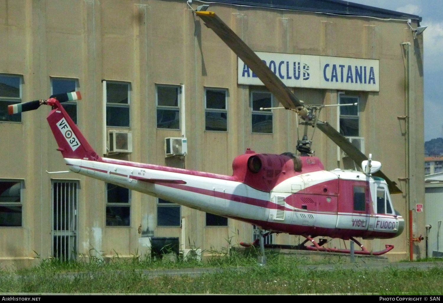 Aircraft Photo of I-VFML | Agusta AB-204B | Italy - Vigili del Fuoco | AirHistory.net #804935