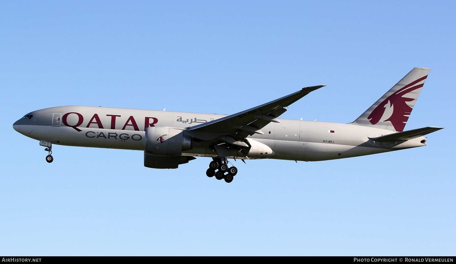 Aircraft Photo of A7-BFJ | Boeing 777-FDZ | Qatar Airways Cargo | AirHistory.net #804943