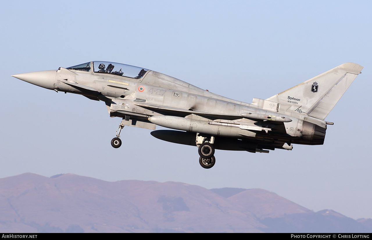 Aircraft Photo of MM55094 | Eurofighter F-2000b Typhoon | Italy - Air Force | AirHistory.net #804954