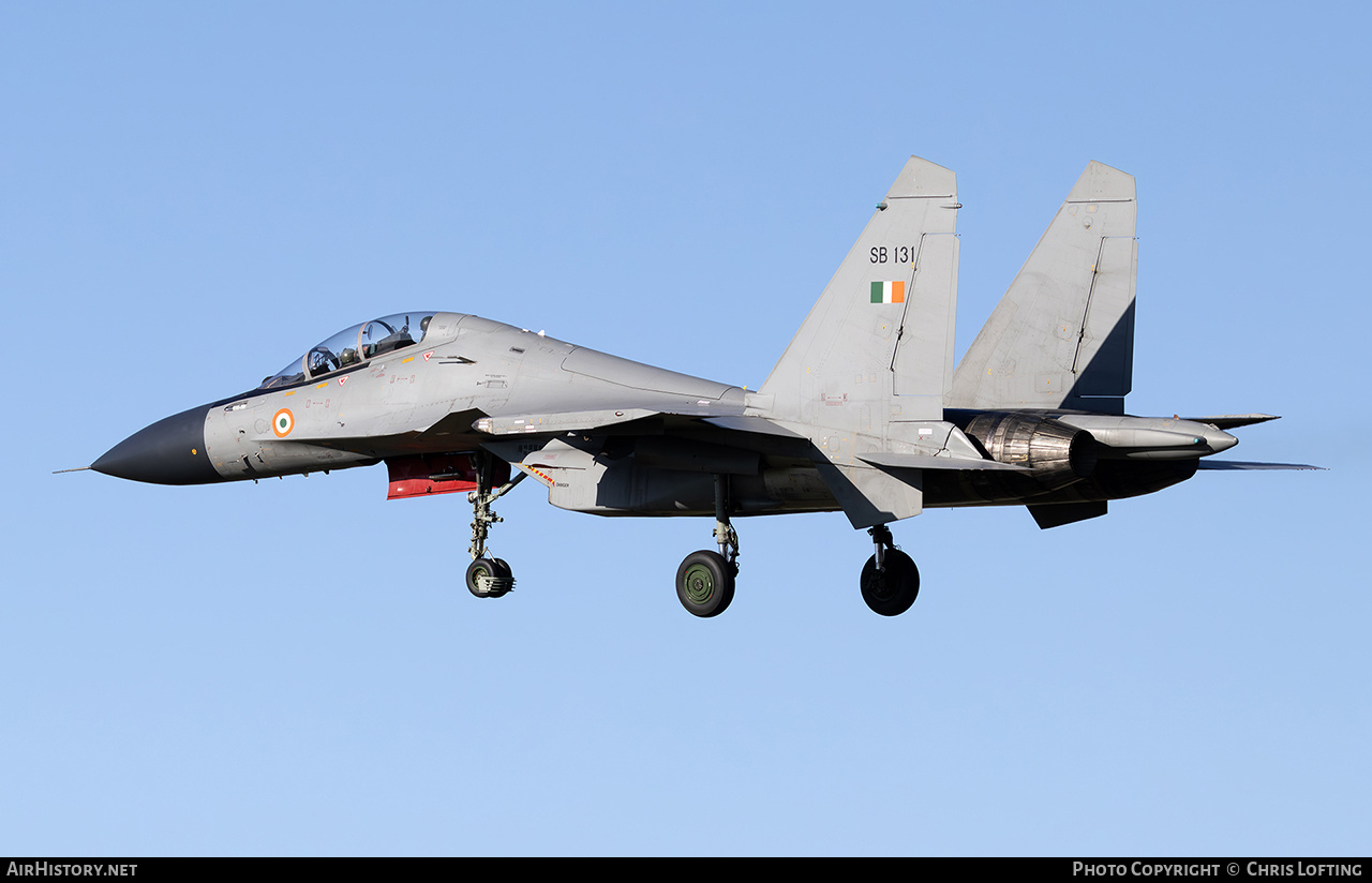 Aircraft Photo of SB131 | Sukhoi Su-30MKI | India - Air Force | AirHistory.net #804962
