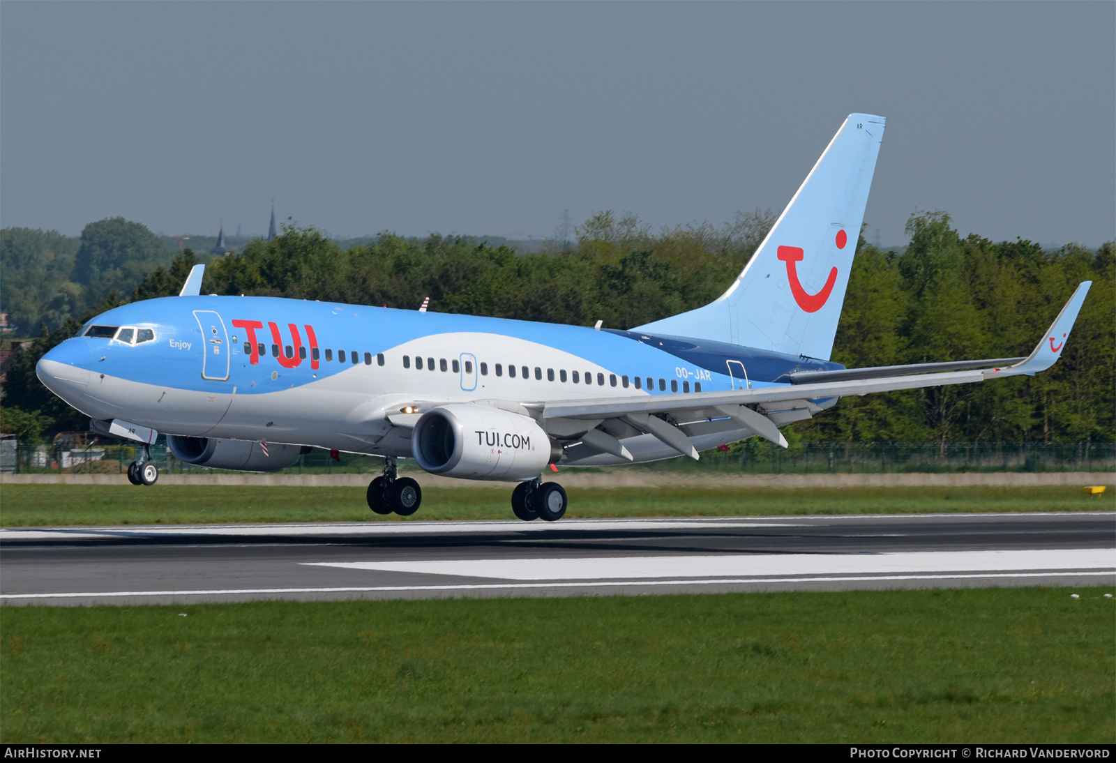 Aircraft Photo of OO-JAR | Boeing 737-7K5 | TUI | AirHistory.net #804991