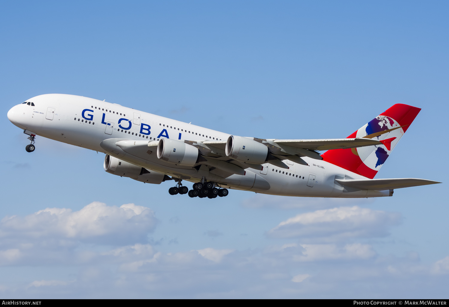 Aircraft Photo of 9H-GLOBL | Airbus A380-841 | Global Airlines | AirHistory.net #804996