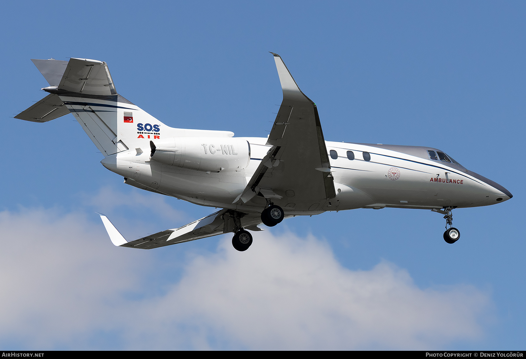 Aircraft Photo of TC-NIL | Raytheon Hawker 800XP | S.O.S Air | AirHistory.net #805075