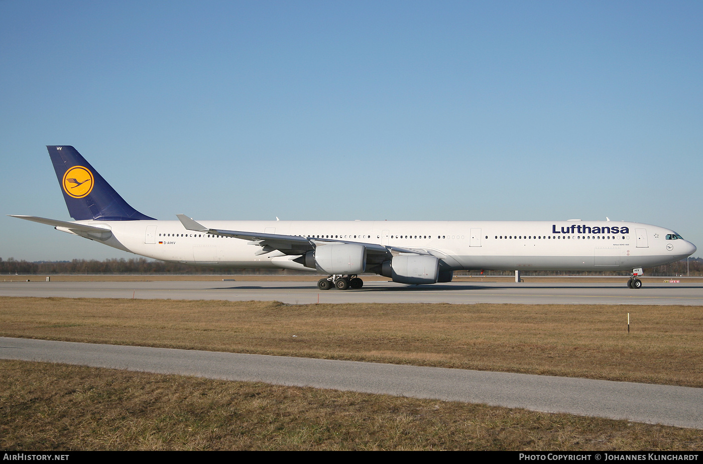 Aircraft Photo of D-AIHV | Airbus A340-642 | Lufthansa | AirHistory.net #805090
