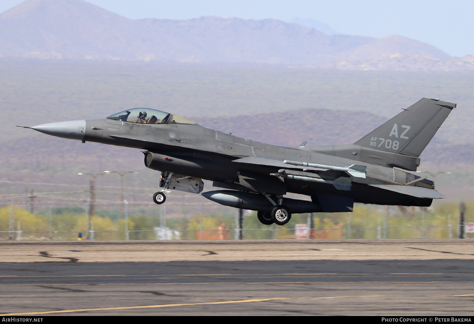 Aircraft Photo of 90-0708 / AF90708 | General Dynamics F-16C Fighting Falcon | AirHistory.net #805097