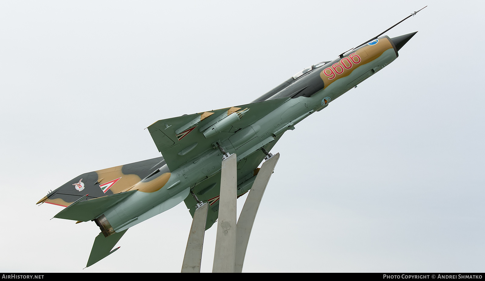 Aircraft Photo of 9606 | Mikoyan-Gurevich MiG-21MF | Hungary - Air Force | AirHistory.net #805107
