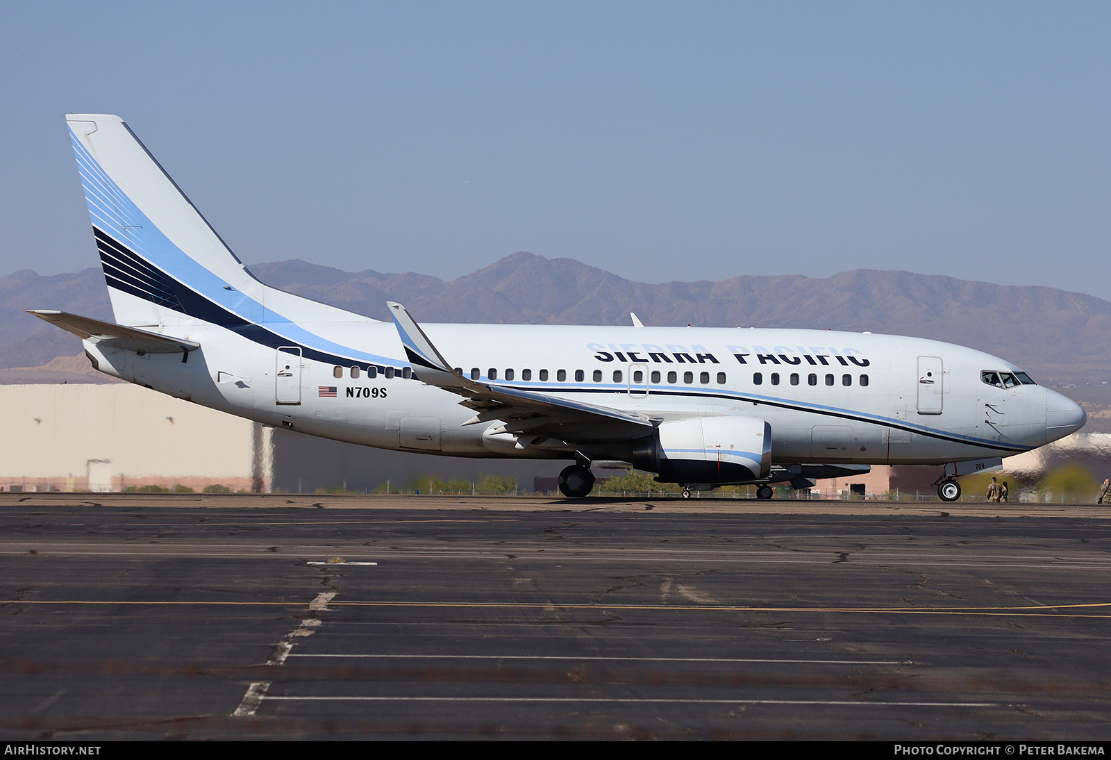 Aircraft Photo of N709S | Boeing 737-5L9 | Sierra Pacific Airlines | AirHistory.net #805110