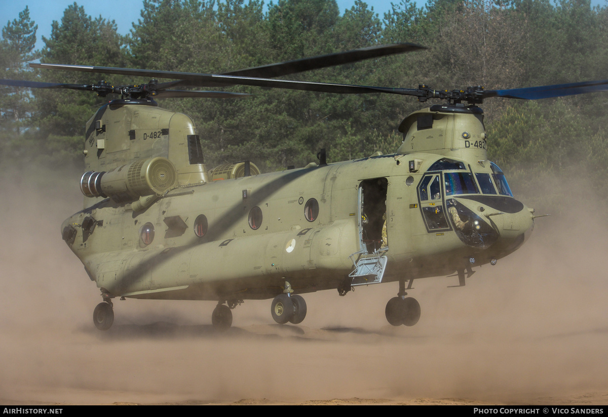 Aircraft Photo of D-482 | Boeing CH-47F Chinook (414) | Netherlands - Air Force | AirHistory.net #805121