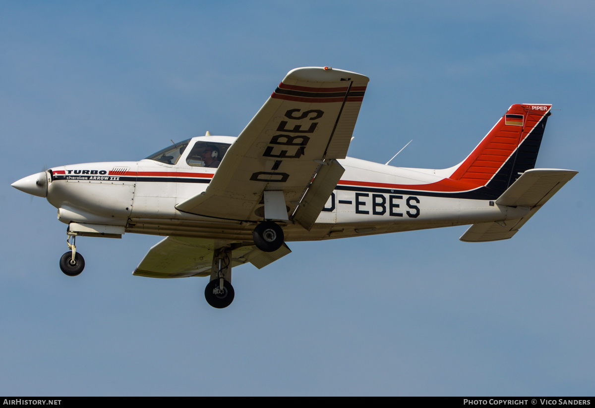 Aircraft Photo of D-EBES | Piper PA-28R-201T Turbo Cherokee Arrow III | AirHistory.net #805125