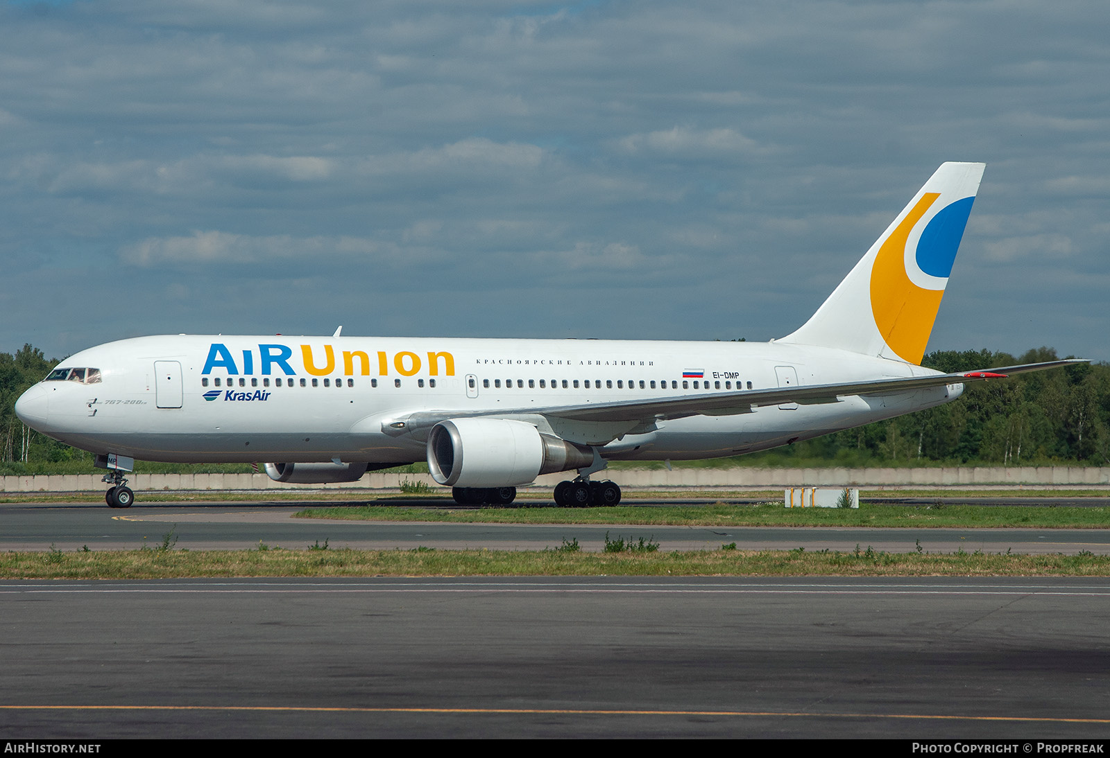 Aircraft Photo of EI-DMP | Boeing 767-2Q8/ER | Kras Air | AirHistory.net #805138