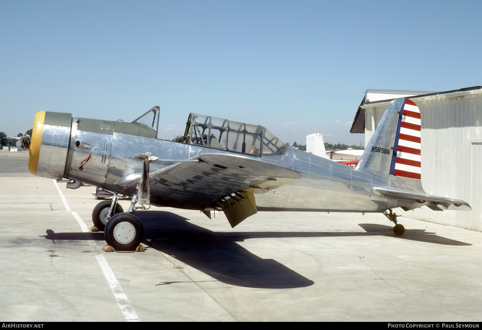 Aircraft Photo of N58566 | Vultee BT-15 Valiant | USA - Air Force | AirHistory.net #805139